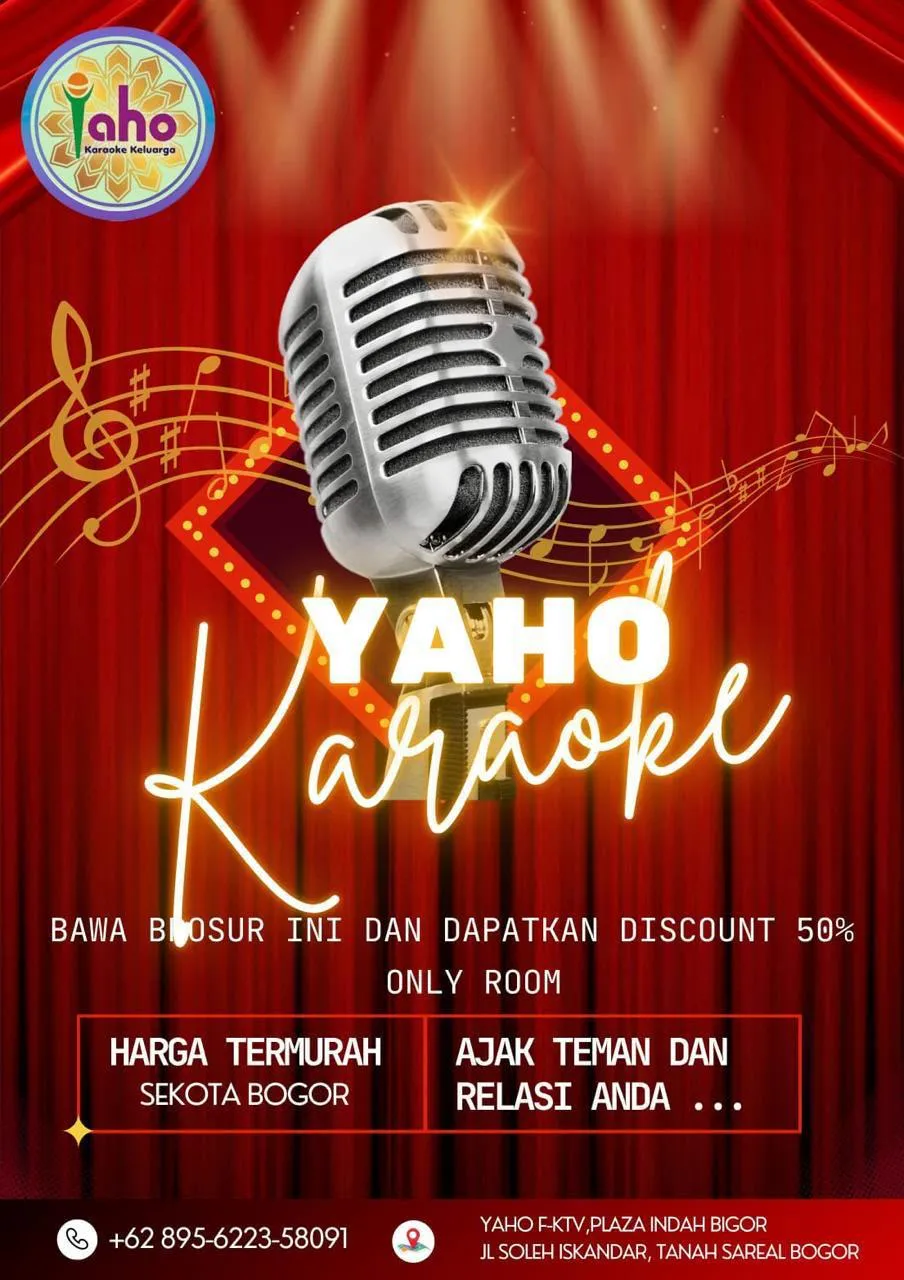 Promo brosur: Diskon 50% harga room